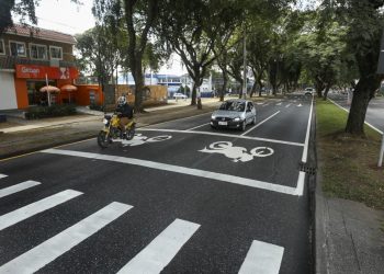 Cruzamentos de Poços de Caldas terão faixa de retenção exclusiva para motos