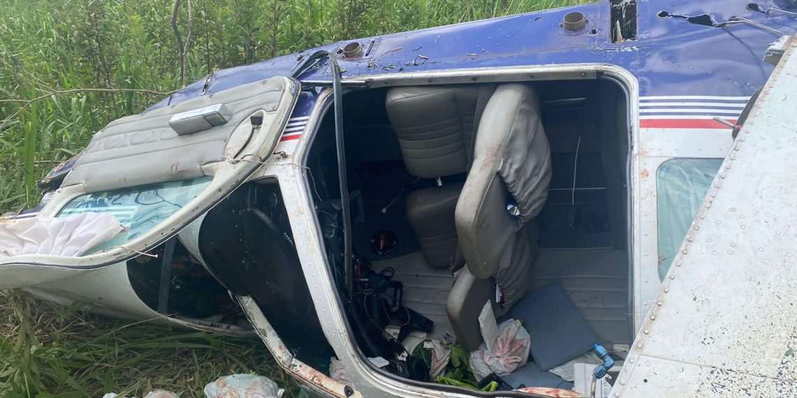 Aeronave com poços-caldenses cai em Caconde