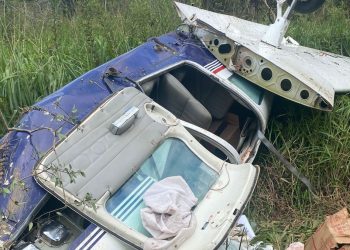 Aeroclube de Poços de Caldas explica motivo da queda de aeronave com dois ocupantes