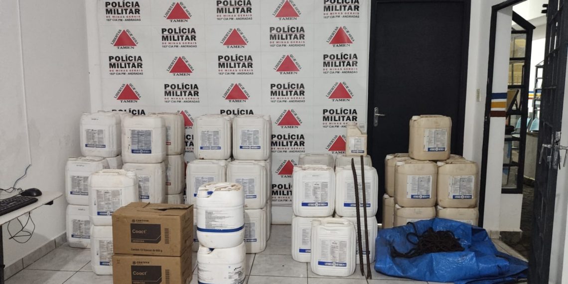 Carga furtada avaliada em 250 mil é recuperada pela PM em Andradas