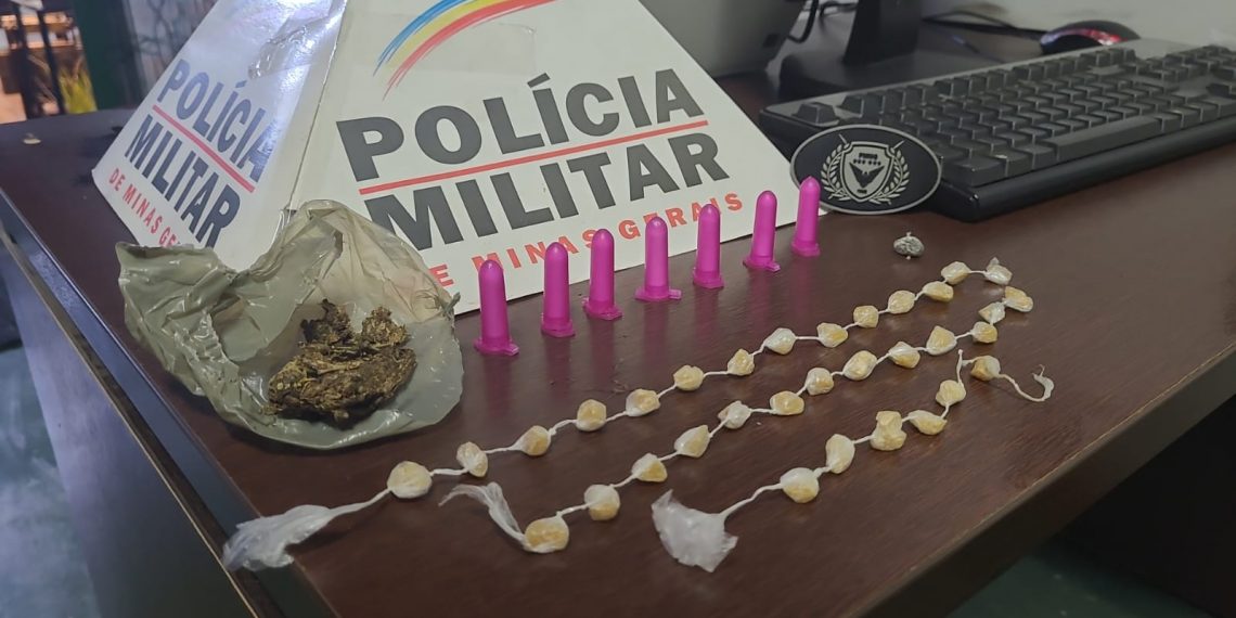 Polícia Militar apreende drogas no centro de Poços de Caldas