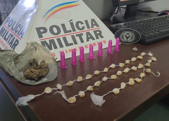 Polícia Militar apreende drogas no centro de Poços de Caldas
