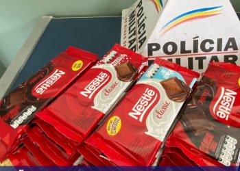 Homem é preso após furtar barras de chocolate em Poços de Caldas