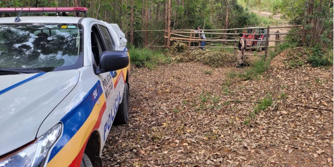 PM encontra curral clandestino que seria utilizado para furto de gado