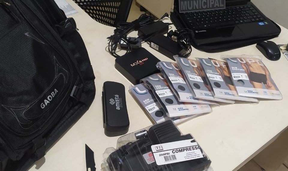 GCM recupera produtos furtados em Andradas