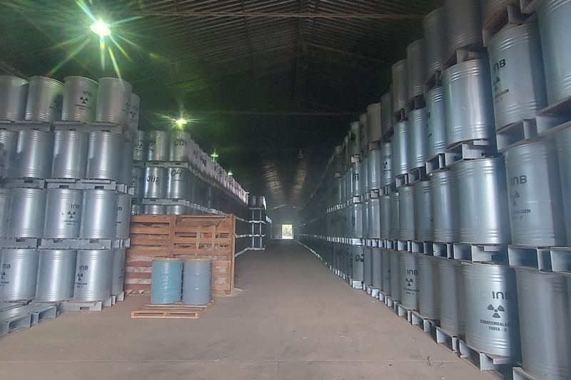 INB atinge 60% da troca de tambores com material radioativo em Caldas