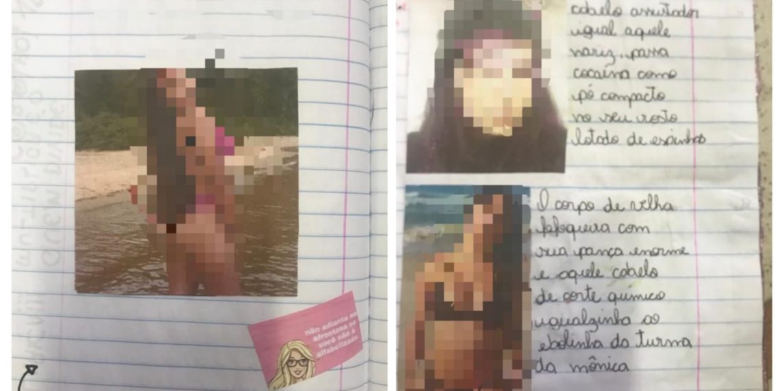 Caderno com ofensas contra alunos vira caso de polícia em escola de Poços de Caldas