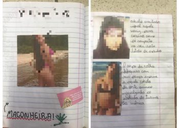 Caderno com ofensas contra alunos vira caso de polícia em escola de Poços de Caldas