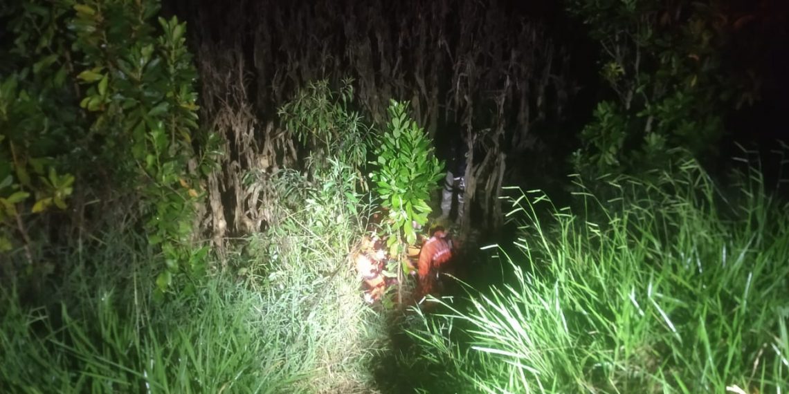 Caminhonete cai em ladeira após colisão com outro veículo em Botelhos