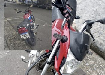 Moto montada e adulterada é apreendida com condutora inabilitada em Poços de Caldas