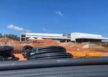 Obras da empresa que pretende gerar 500 empregos diretos em Poços de Caldas estão avançadas