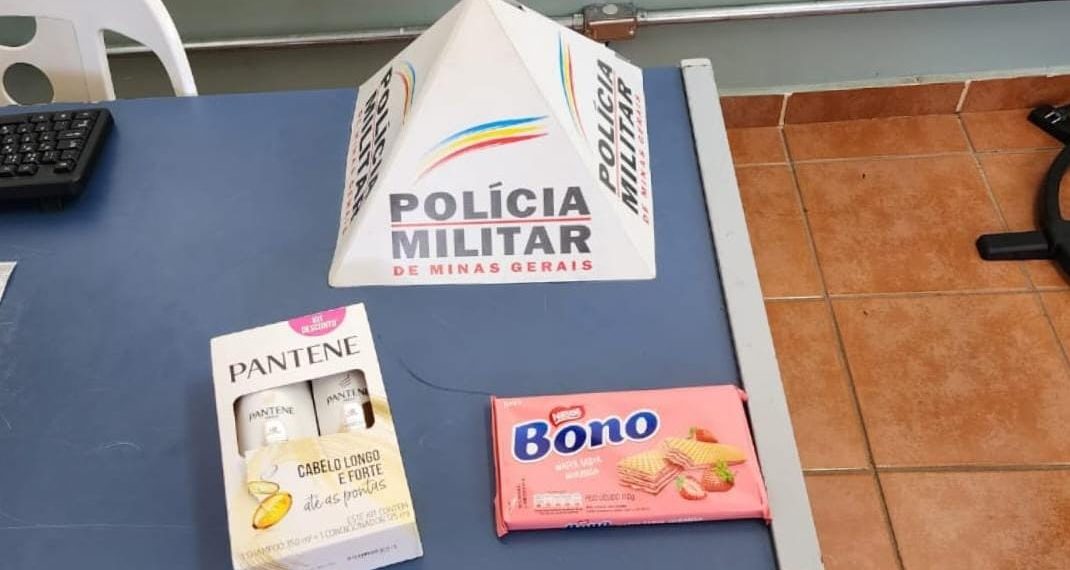Homem é preso após furto de kit shampoo em Poços de Caldas