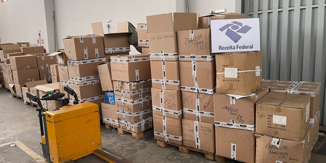 Apreensões da Receita Federal chegam a R$ 6 milhões