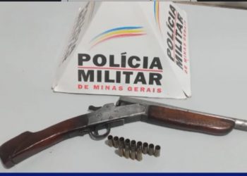 PM apreende arma de homem que ameaçou matar ex-companheira e beber sangue dela