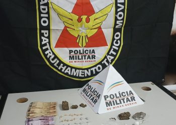 Polícia Militar prende traficante na zona sul de Poços de Caldas
