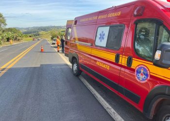 Acidente envolvendo carro do CREA-MG é registrado na BR-146