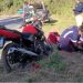 Homem fica ferido em acidente de moto na BR-459