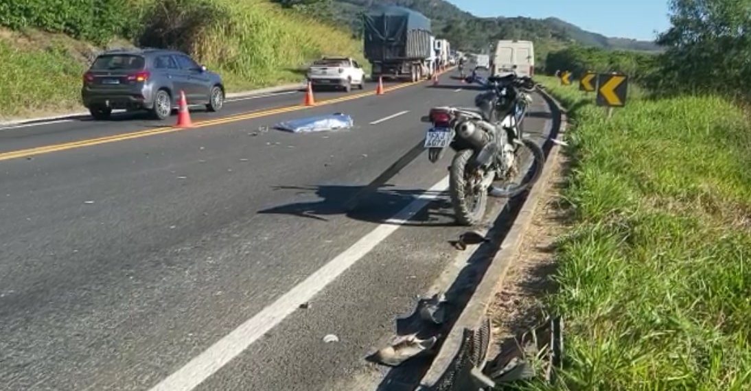 Motociclista morre após acidente na BR-146 em Poços de Caldas