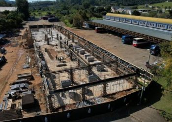 Obras do centro administrativo de Poços de Caldas seguem em ritmo acelerado