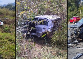 URGENTE| Mulher morre e 6 pessoas ficam feridas em acidente no sul de Minas