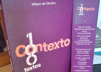 Jornalista Wiliam de Oliveira lançará seu 6º livro neste domingo em Poços