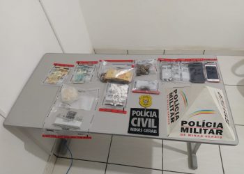 Casal é preso com mais de 60 papelotes de cocaína em Operação da Polícia Civil e Polícia Militar