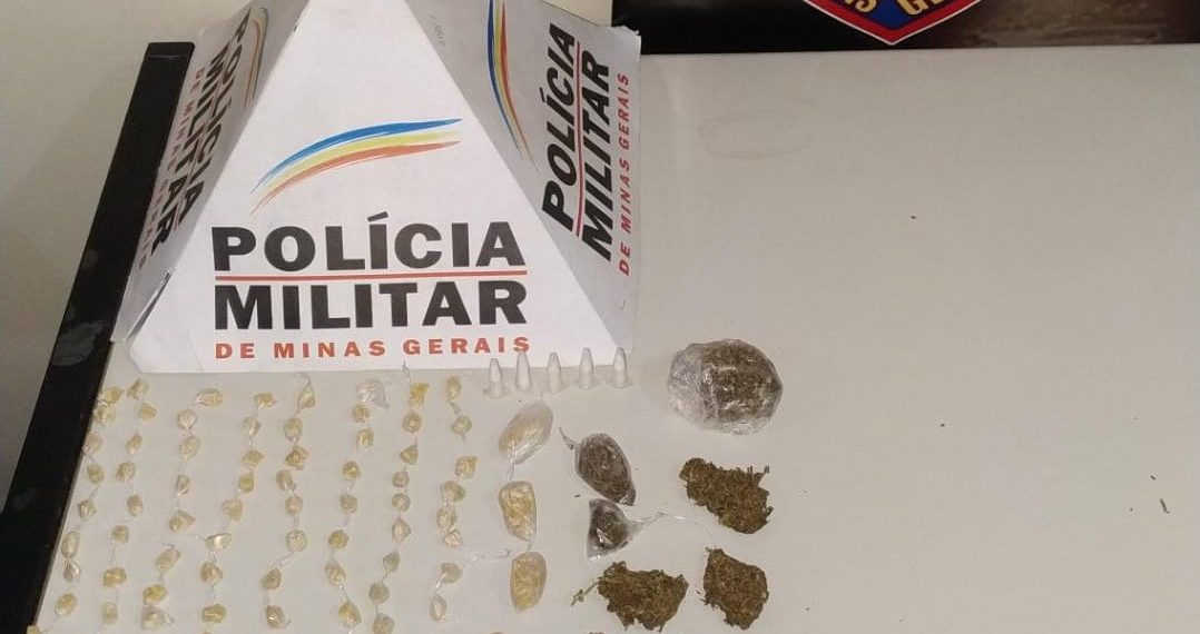 PM apreende adolescente, drogas e dinheiro em Poços de Caldas