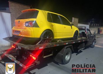 Motorista tem carro apreendido após trafegar em alta velocidade e avançar sinal de pare em Poços de Caldas