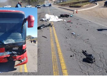 Homem morre após acidente entre moto e ônibus