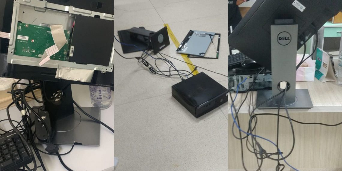 Mulher quebra equipamentos de hospital durante ataque de fúria em Poços de Caldas