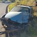 Acidente envolvendo três veículos deixa idoso gravemente ferido na MG-455