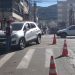 Acidente é registrado em cruzamento no centro de Poços de Caldas