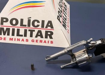 PM prende suspeito e apreende arma de fogo na zona sul de Poços de Caldas