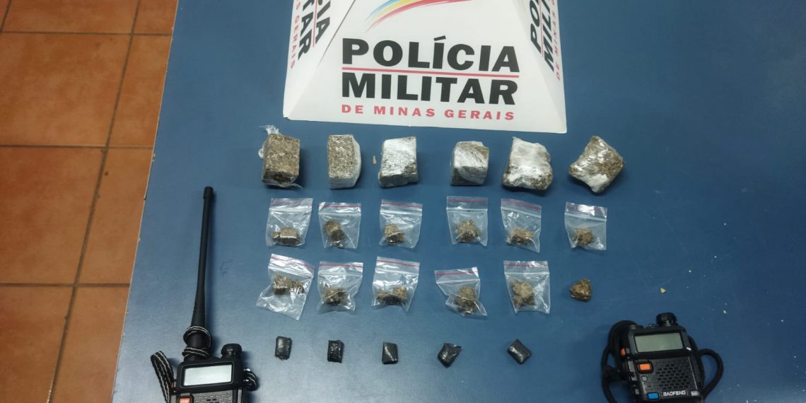 Polícia Militar apreende materiais para o preparo de venda de drogas em Poços de Caldas