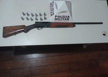 Espingarda é apreendida e carro removido em Campestre