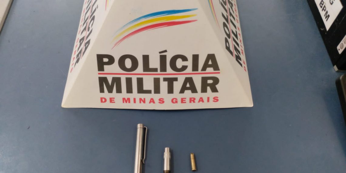 PM apreende arma de fogo em formato de caneta em hotel de Poços de Caldas