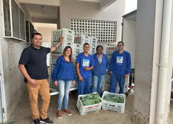 Agricultor familiar doa 220 kg de couve que serão destinados a pessoas carentes e instituições de Poços