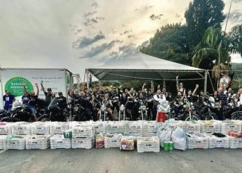Banco de Alimentos recebe mais de 1600 kg de gêneros alimentícios do Encontro Nacional de Motociclistas