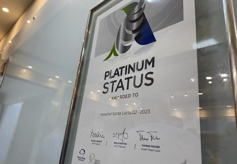 Hospital Santa Lúcia é premiado em primeiro lugar em Minas Gerais no atendimento e tratamento de AVC agudo