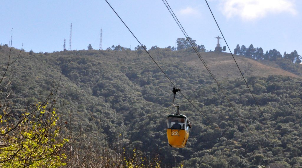 Teleférico de Poços de Caldas funciona em novo horário