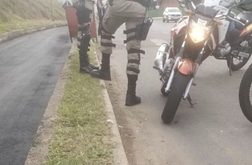 PM recupera moto em Poços de Caldas antes do proprietário perceber o furto