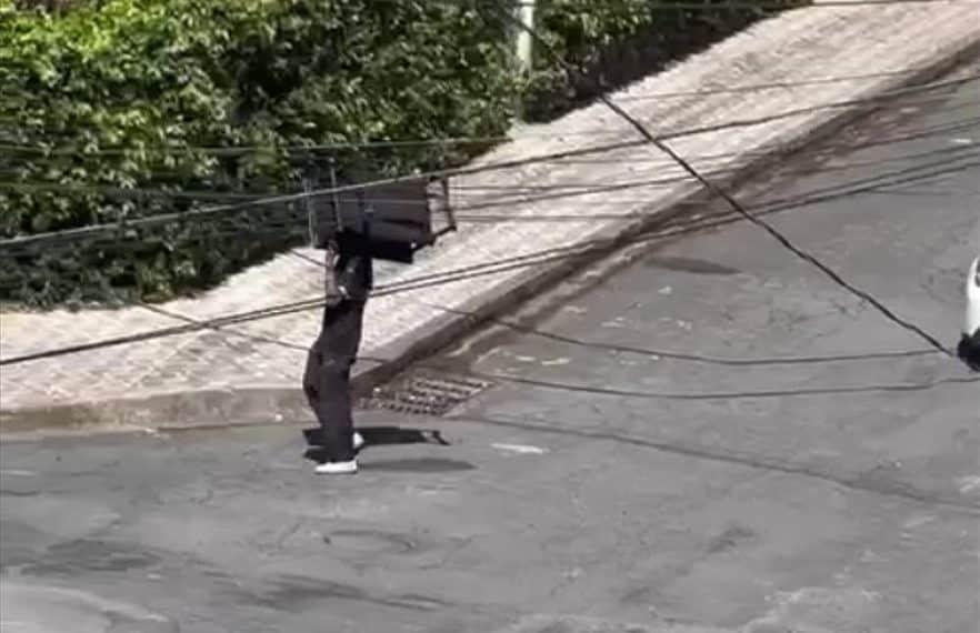 VÍDEO: homem é preso após ficar uma semana furtando a mesma casa em Poços de Caldas