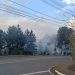 Incêndio consome vegetação na região oeste de Poços de Caldas
