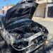 Carro pega fogo em Andradas