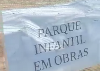 Área infantil do Parque Municipal está fechada para obras em Poços de Caldas