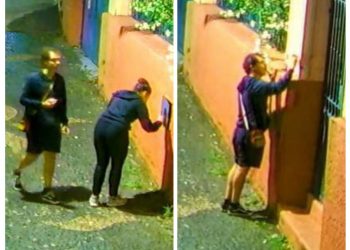 Casal é flagrado cometendo série de pichações em Poços de Caldas; VÍDEO