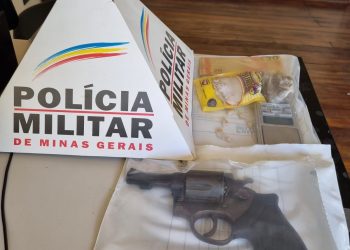 Jovem é preso e arma e drogas apreendidas em operação conjunta entre Polícia Militar e Polícia Civil em Poços de Caldas