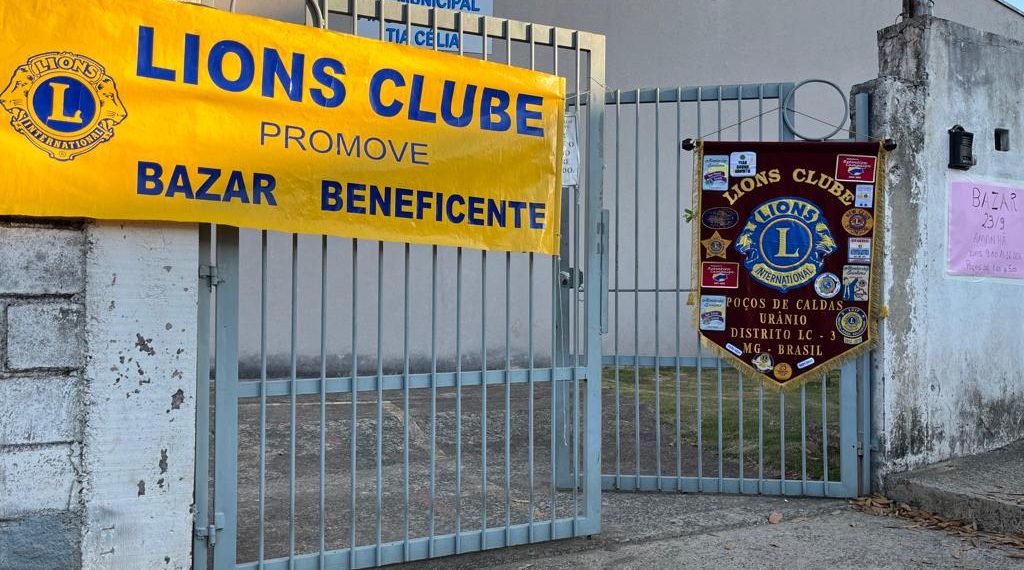 Lions Clube Urânio Poços de Caldas realiza bazar neste sábado (23)