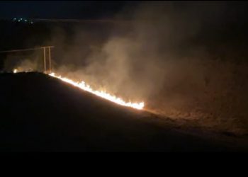 Incêndio consome 100 mil metros quadrados na zona oeste de Poços de Caldas