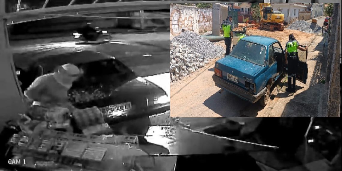 Carro utilizado no crime da ‘marcha à ré’ em Poços de Caldas é encontrado